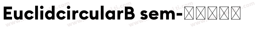 EuclidcircularB sem字体转换